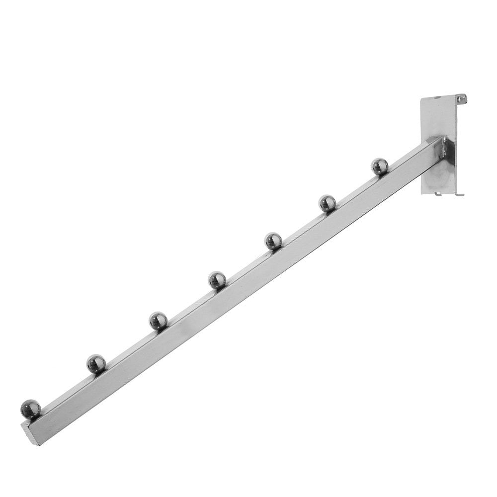 7 Ball Sloping Display Arm For Grid Mesh Panels