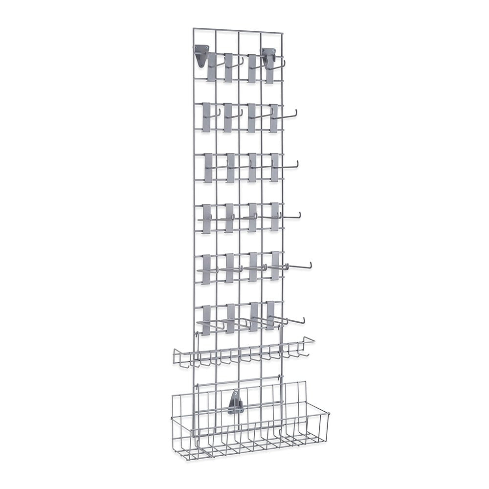 Grey Grid Mesh Storage Kit With 26 Accessories