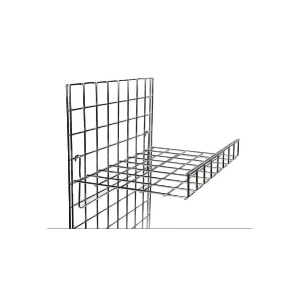Straight Wire Shelf With Lip For Grid Mesh Panels