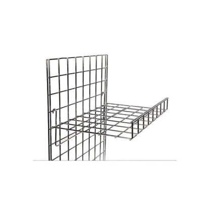 Straight Wire Shelf With Lip For Grid Mesh Panels