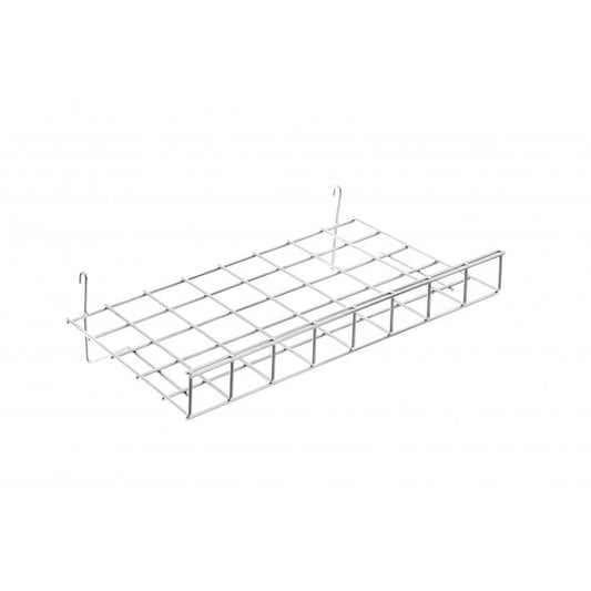 Straight Wire Shelf With Lip For Grid Mesh Panels