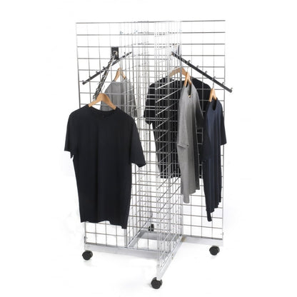 Four-Way Gridwall Mesh Stand - W610 x D610 mm