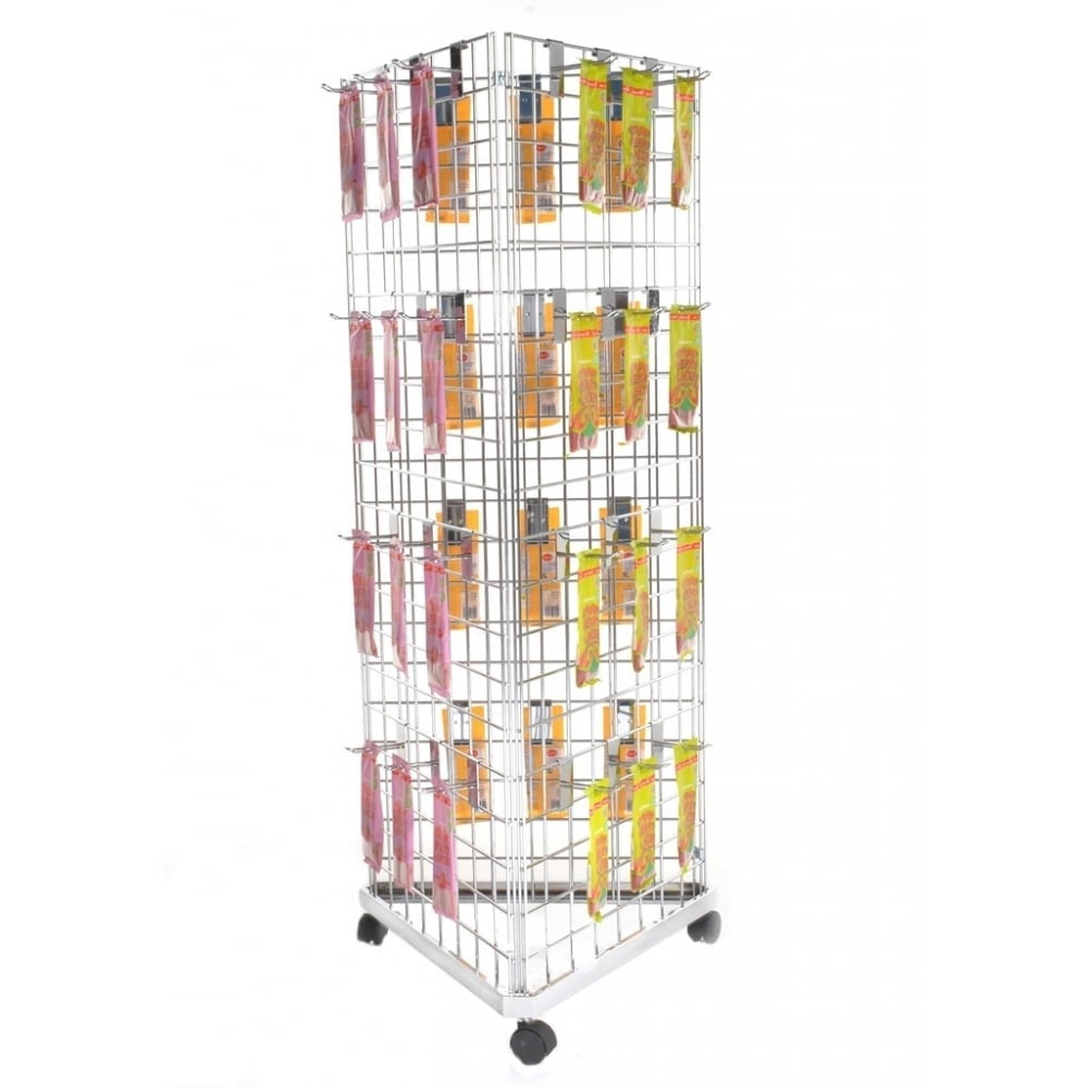 Three-Way Gridwall Mesh Stand - W610 x D610 mm