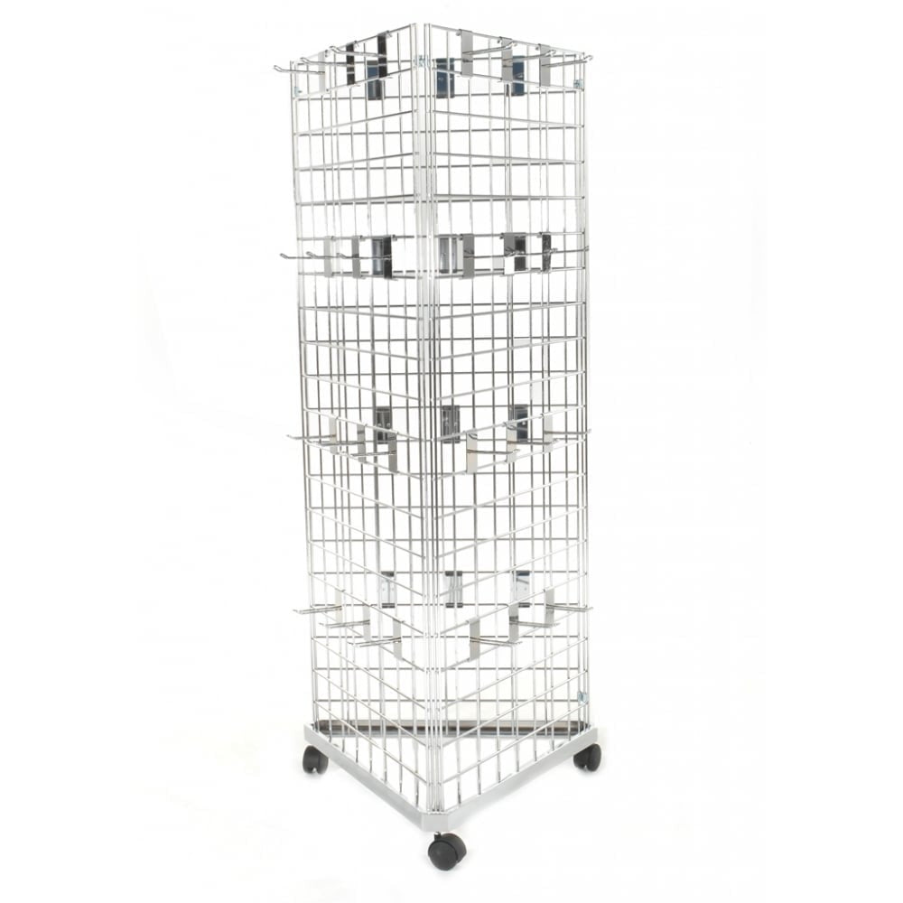 Three-Way Gridwall Mesh Stand - W610 x D610 mm