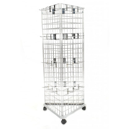 Three-Way Gridwall Mesh Stand - W610 x D610 mm