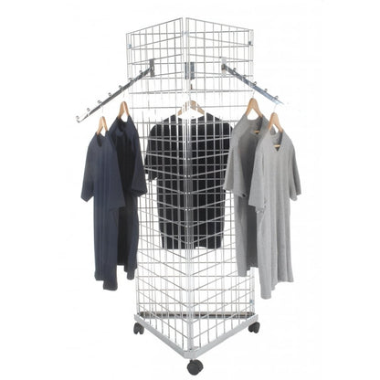 Three-Way Gridwall Mesh Stand - W610 x D610 mm
