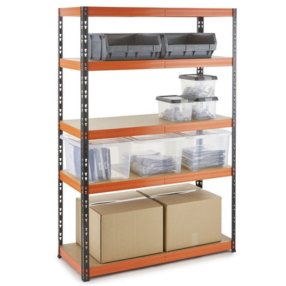 3 x Multipurpose Freestanding Shelving Units - Up to 350Kg UDL Per Shelf - H1800 x W1200 x D500 mm