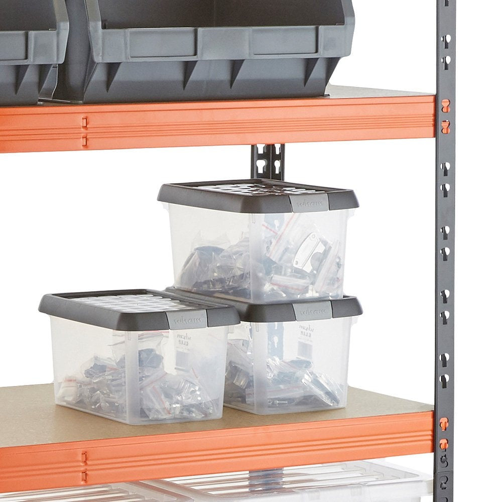3 x Multipurpose Freestanding Shelving Units - Up to 350Kg UDL Per Shelf - H1800 x W1200 x D500 mm