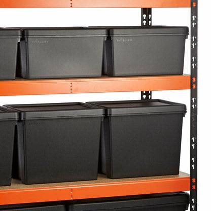 Multipurpose Freestanding Shelving With 11 Storage Boxes - 350Kg UDL/shelf - H1800 x W1200 x D500mm