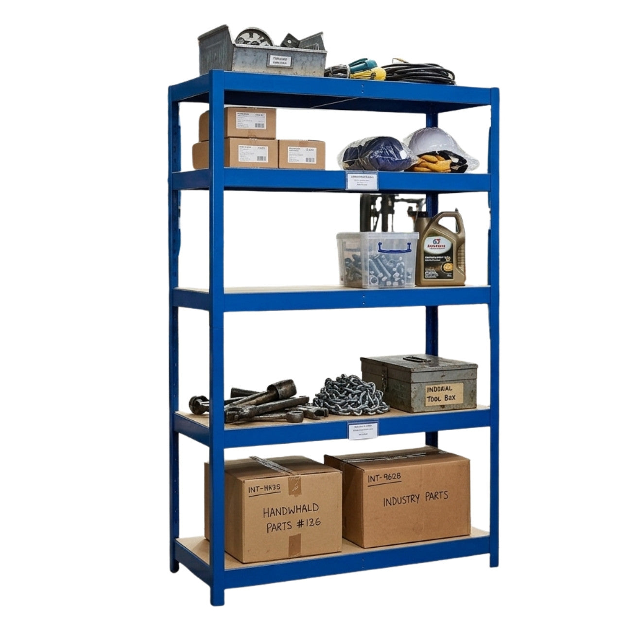 Heavy Duty Industrial Shelving- 450Kg max UDL/Shelf - H2000 x W1200 x D600 mm
