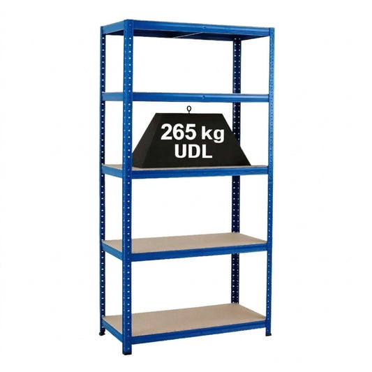 Multipurpose Economy Shelving - Blue - Up to 265Kg UDL Per Shelf