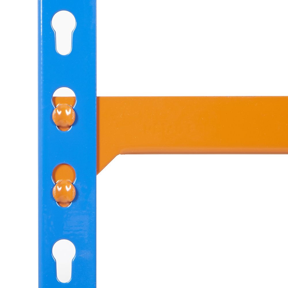 Multipurpose Freestanding Shelving Unit With 6 x Galvanised Shelves - H1980 x W915mm - 340kg Max UDL/Shelf