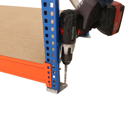 Longspan Warehouse Racking Chipboard Shelf Level - Depth: 900mm - Up to 1100kg UDL/Shelf