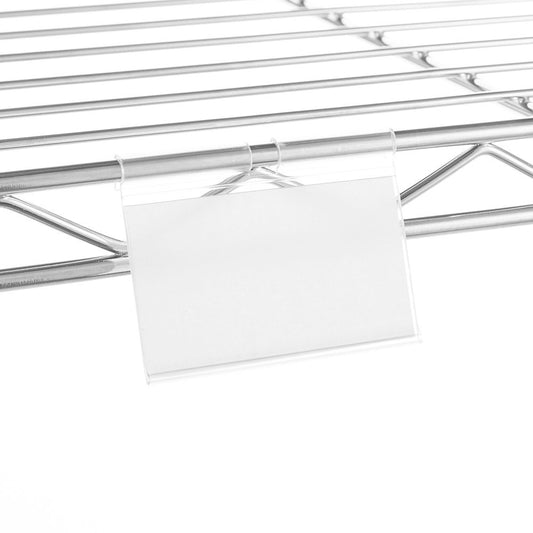 Pack of 10 Tag Clips for Overarms Hooks & Wire Shelves