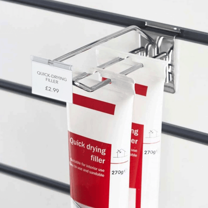 Pack of 10 Tag Clips for Overarms Hooks & Wire Shelves