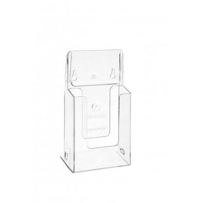 Clear Leaflet Holder/Dispenser for Slatwall