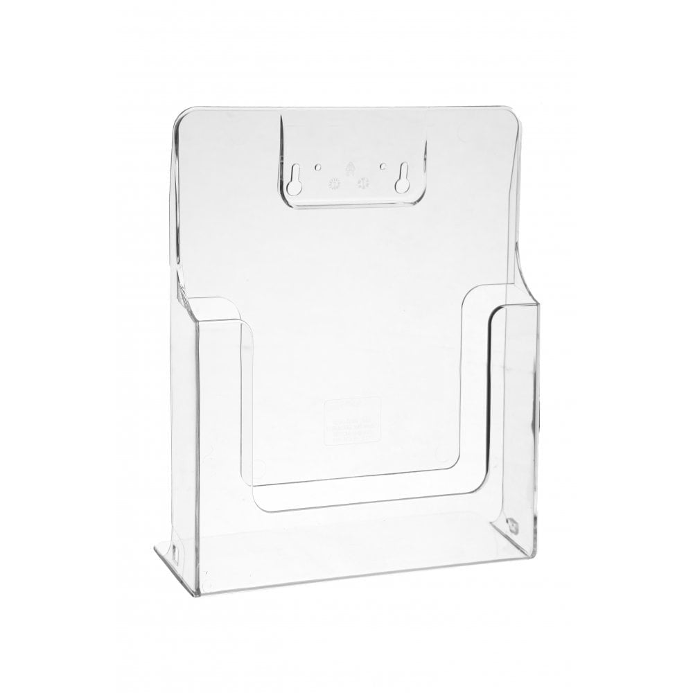 Clear Leaflet Holder/Dispenser for Slatwall
