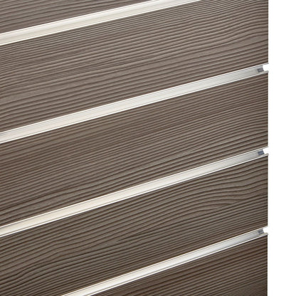 Pino Grey Slatwall Panel - 100mm Centres - 18mm MDF