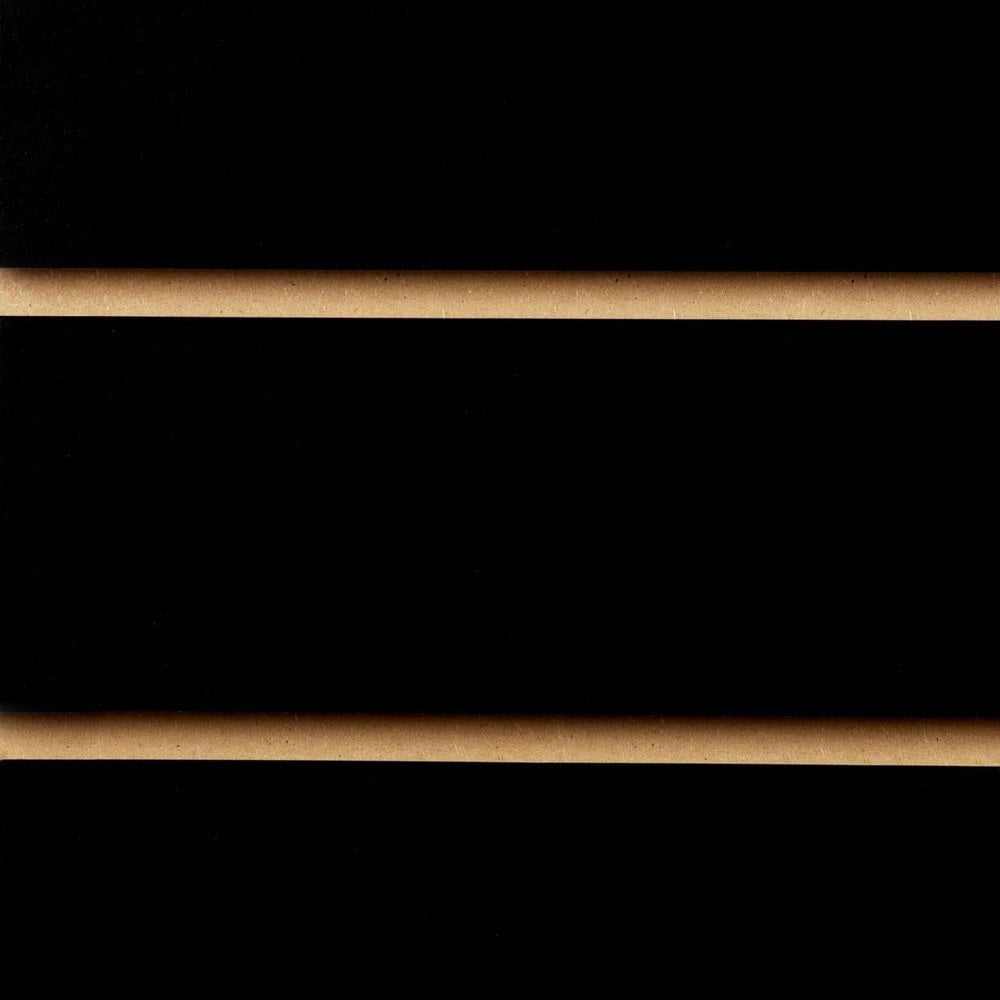 Black Slatwall Panel - 100mm Centres - 18mm MDF