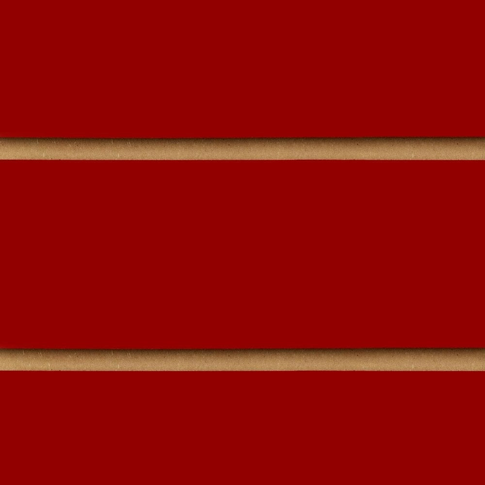 Red Slatwall Panel - 100mm Centres - 18mm MDF