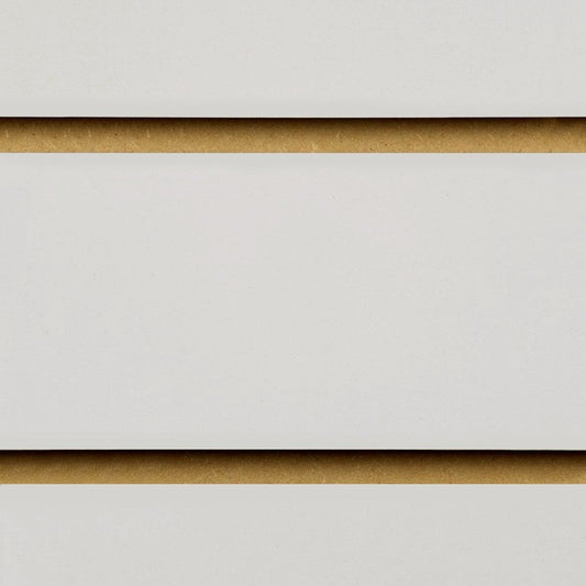 Grey  Slatwall Panel - 100mm Centres - 18mm MDF