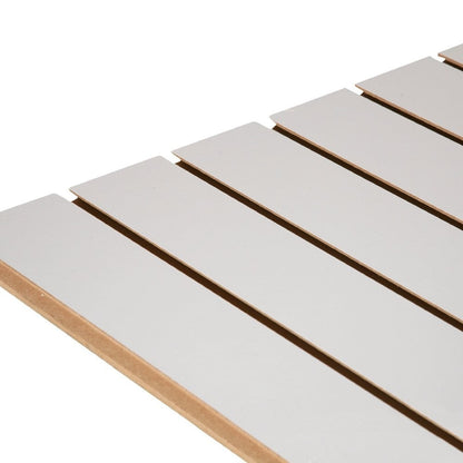 Grey  Slatwall Panel - 100mm Centres - 18mm MDF