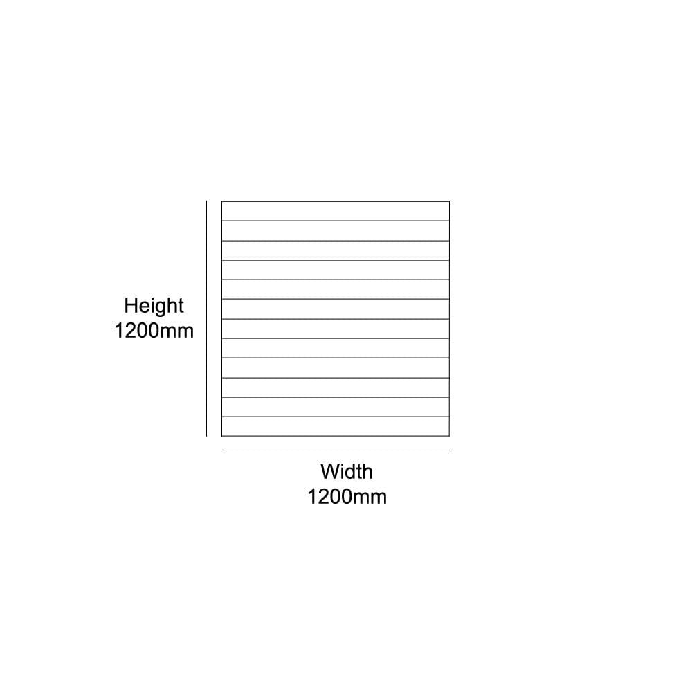Cream Slatwall Panel - 100mm Centres - 18mm MDF