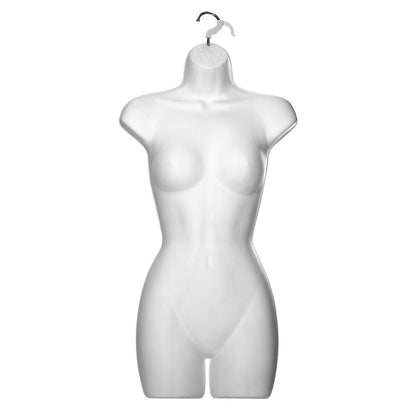 White Hanging Body Form - Female - H870mm