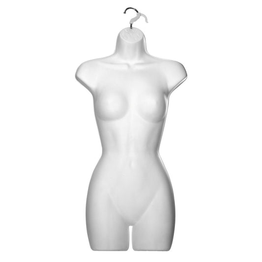 White Hanging Body Form - Female - H870mm