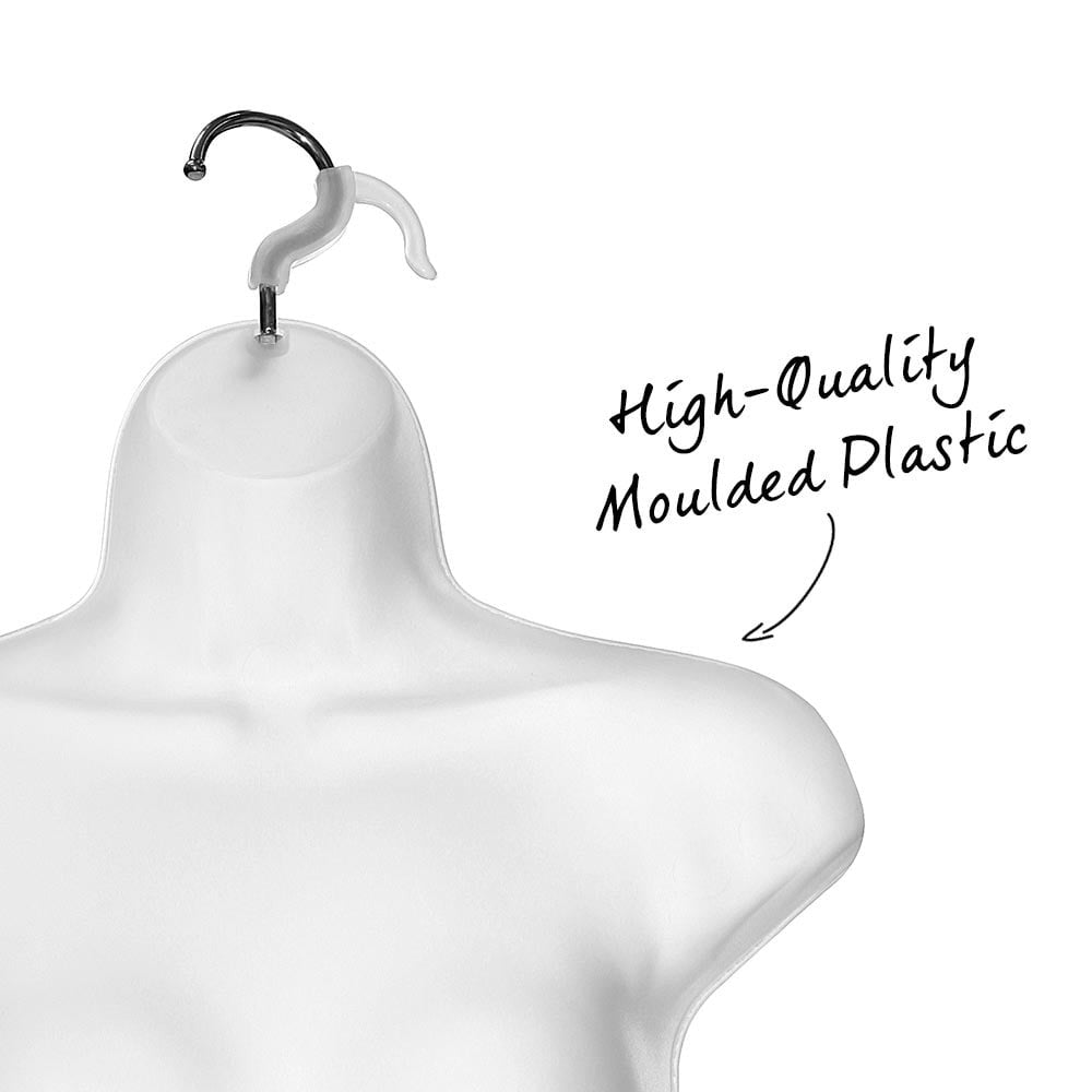 White Frosted Hanging Body Form - Female - H870mm