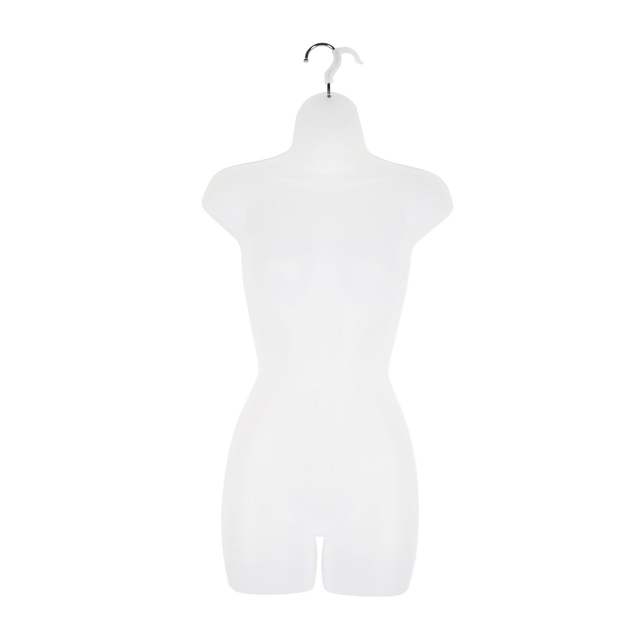 White Frosted Hanging Body Form - Female - H870mm