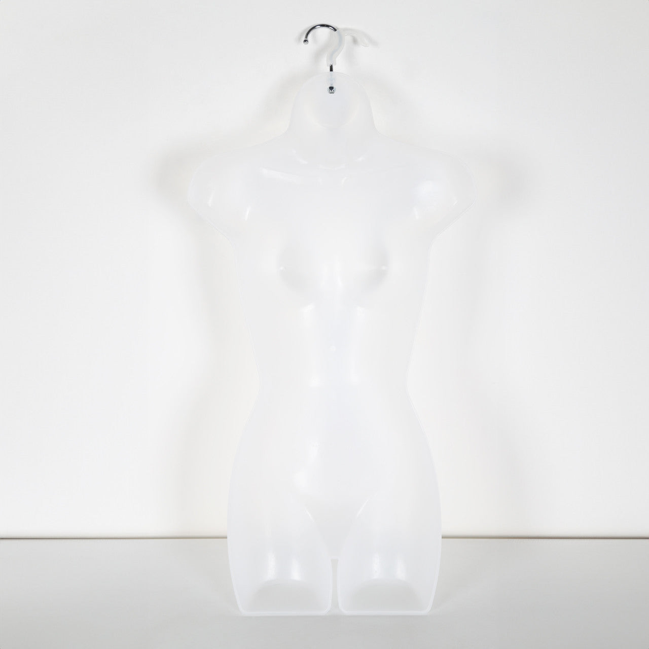 White Frosted Hanging Body Form - Female - H870mm