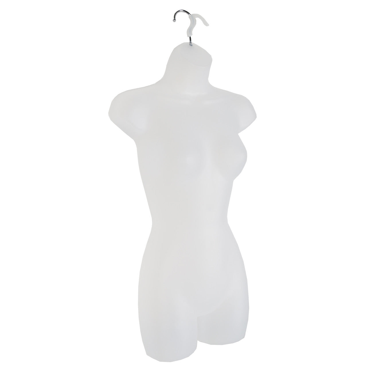 White Frosted Hanging Body Form - Female - H870mm
