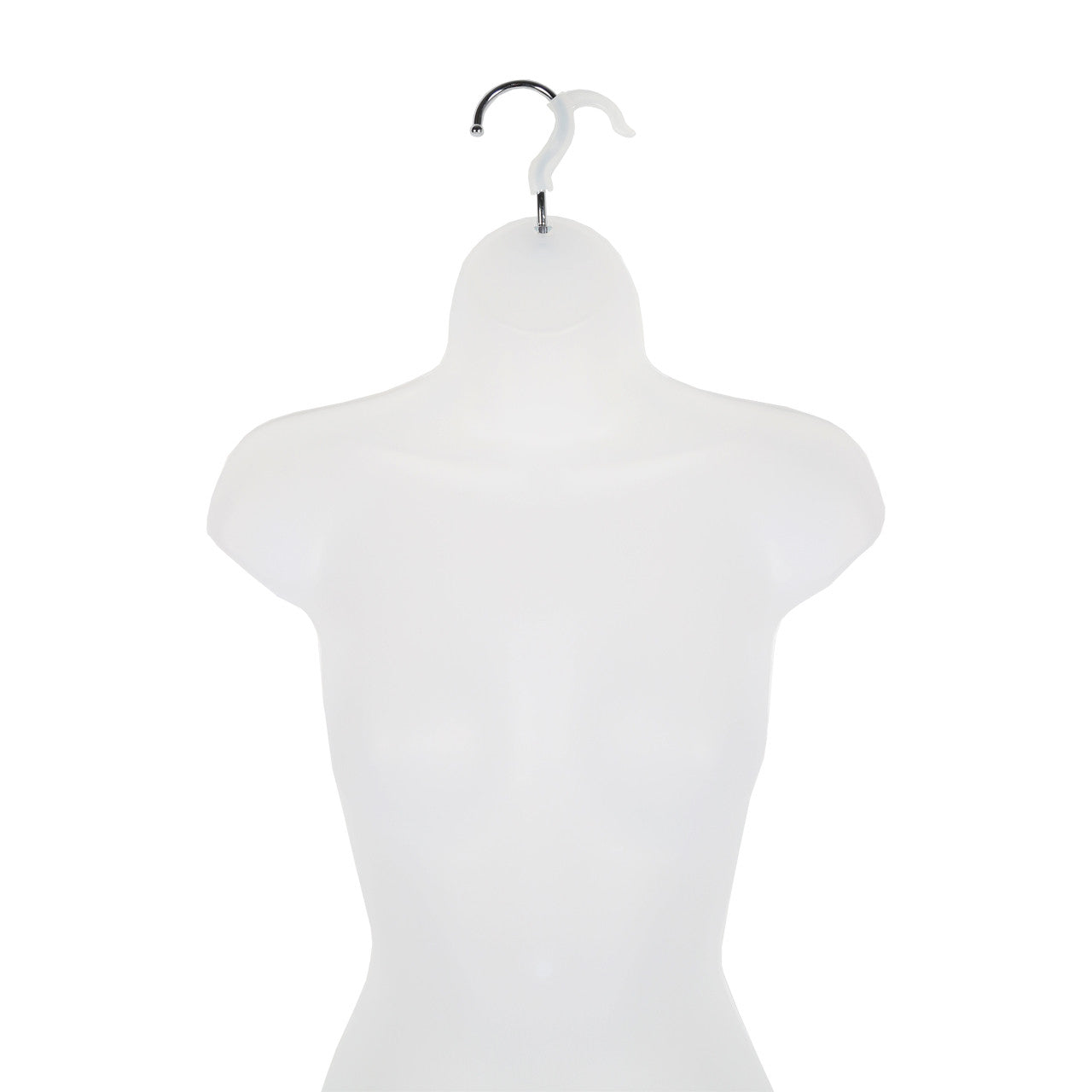 White Frosted Hanging Body Form - Female - H870mm