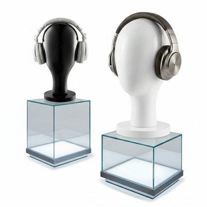 Faceless Mannequin Head - Unisex  - Eco-Friendly Plastic
