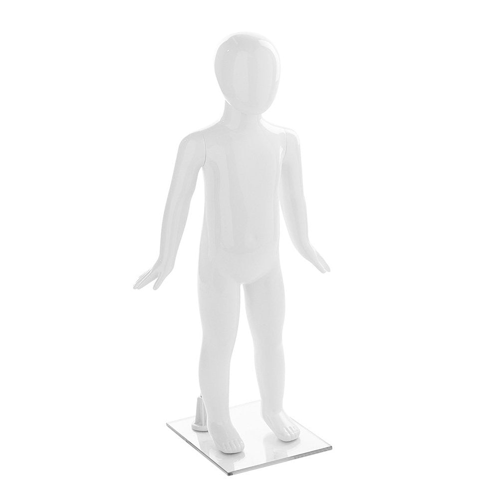Fin Child Mannequin - Age 2 - Gloss White