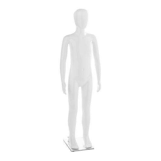 Fin Child Mannequin - Age 5-6 - Gloss White