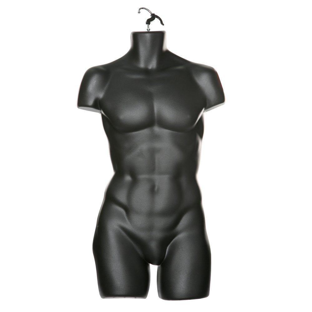 Black Hanging Body Form - Male - H960mm
