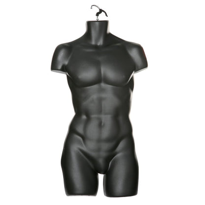 Black Hanging Body Form - Male - H960mm