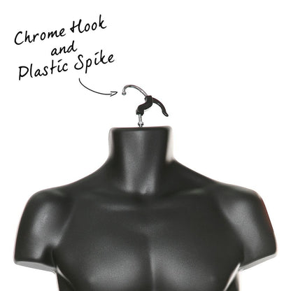 Black Hanging Body Form - Male - H960mm