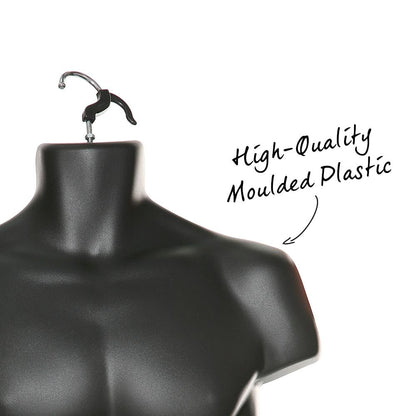 Black Hanging Body Form - Male - H960mm