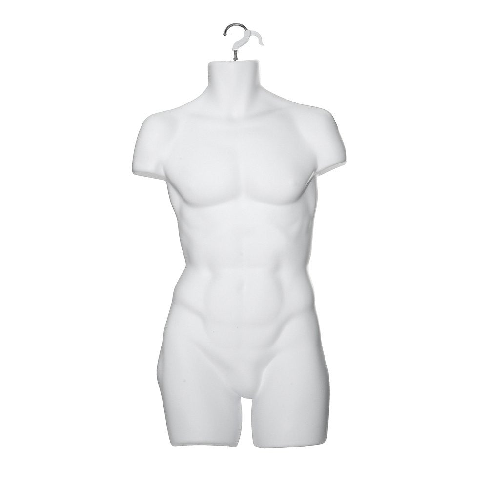 White Hanging Body Form - Male - H960mm