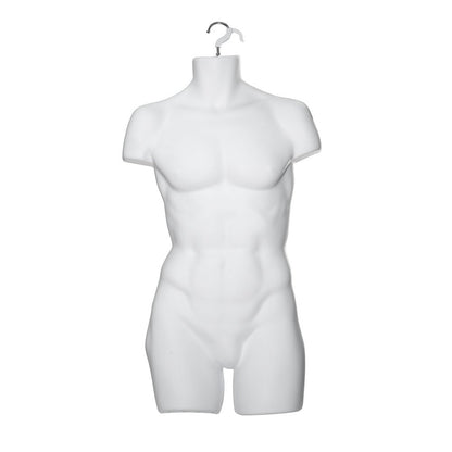 White Hanging Body Form - Male - H960mm