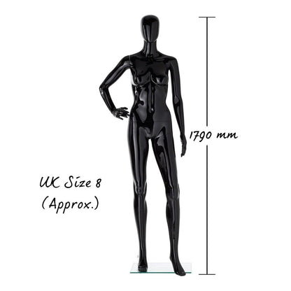 Vibe Mannequin 06 - Female - Gloss Black