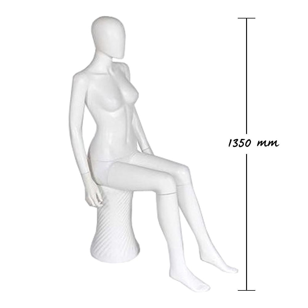 Spring Mannequin 02 - Female - Matt White
