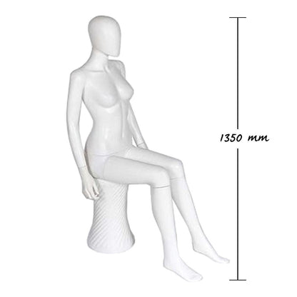 Spring Mannequin 02 - Female - Matt White