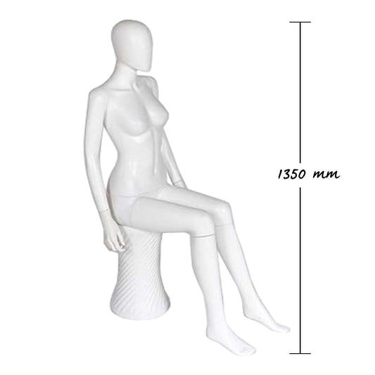Spring Mannequin 02 - Female - Matt White