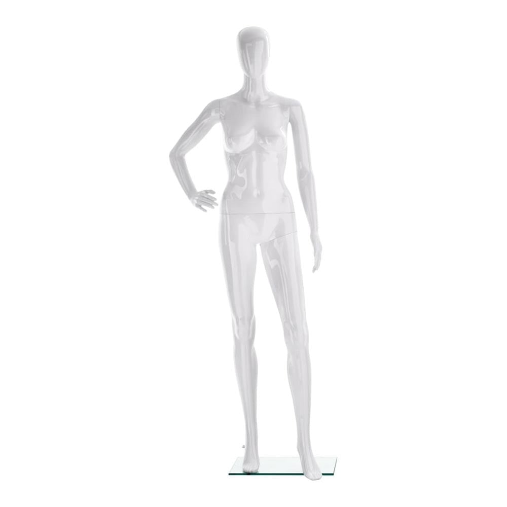Vibe Mannequin 05 - Female - Gloss White
