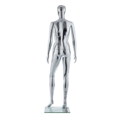 Galaxy Faceless Mannequin 01 - Female - Metallic Chrome - Eco-Friendly Plastic