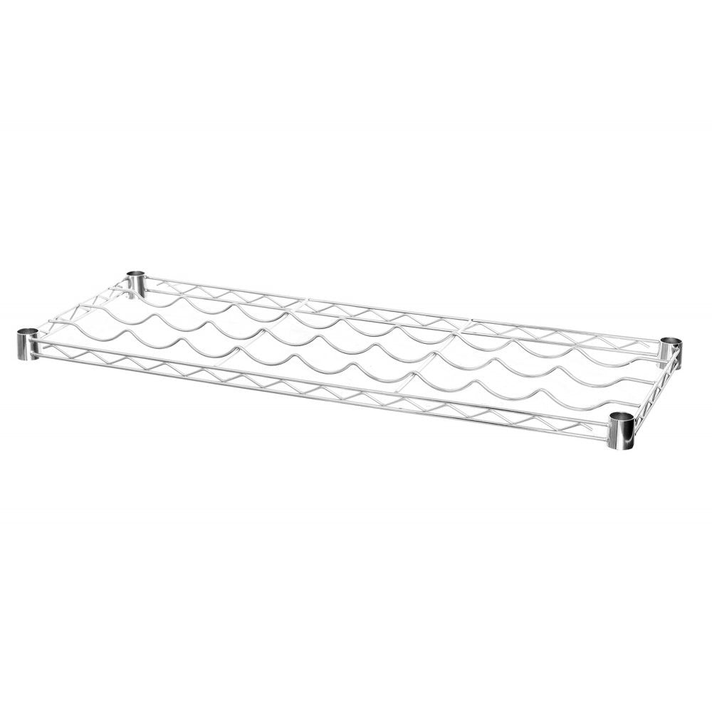 Wine Rack Shelf for Chrome Wire Shelving - W900 x D350mm